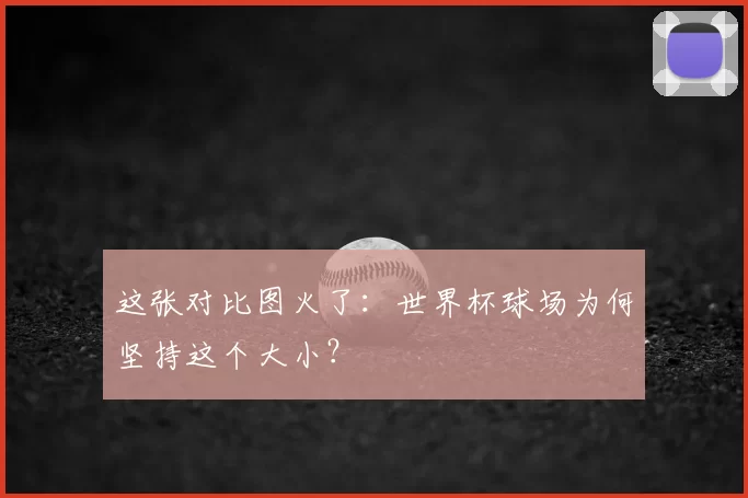 这张对比图火了:世界杯球场为何坚持这个大小?